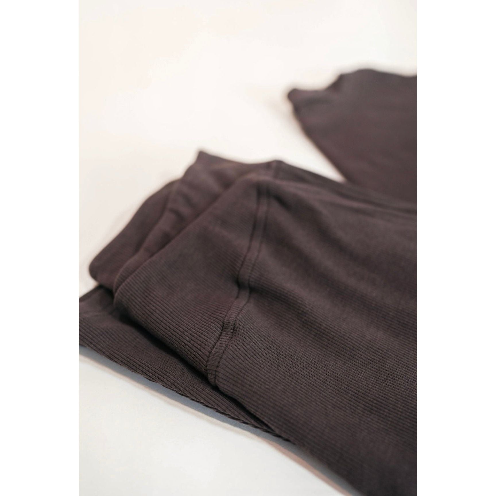 Ribbed Everyday Essential Pants in - Truffle ( PRESALE Ships in about 2-3 weeks) - Nighty Nites Co