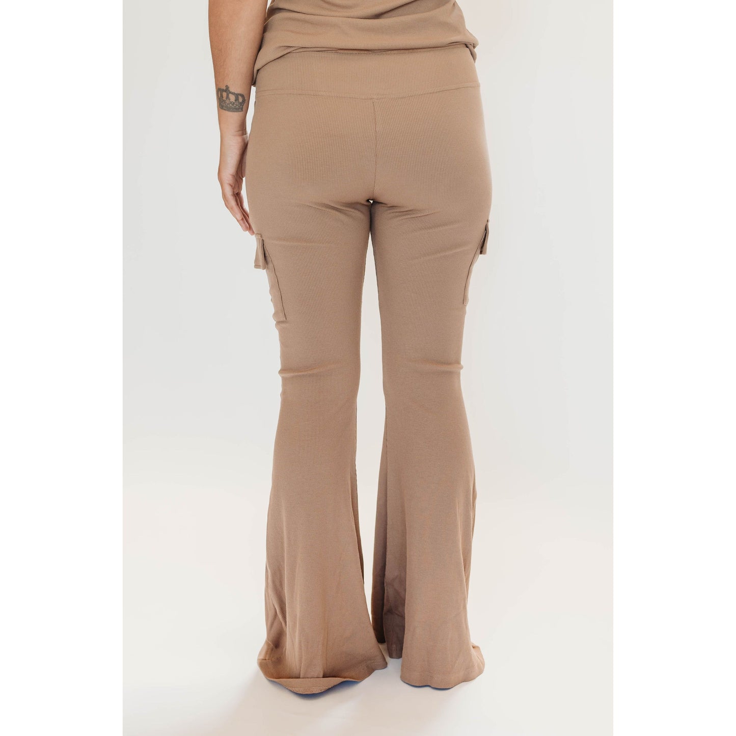 Ribbed Everyday Essential Pants in - Camel ( PRESALE Ships in about 2-3 weeks) - Nighty Nites Co
