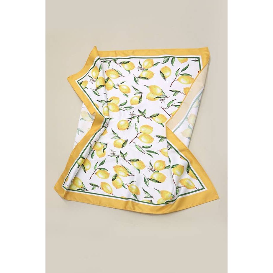 Lemon Bandana Scarf