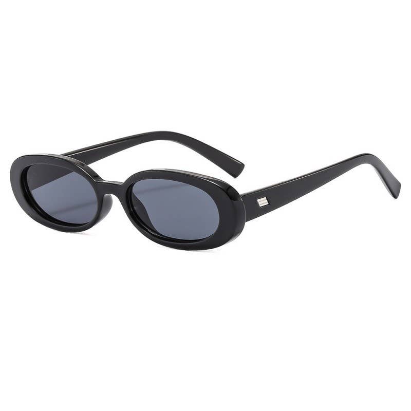 Retro Acetate Frame Sunglasses