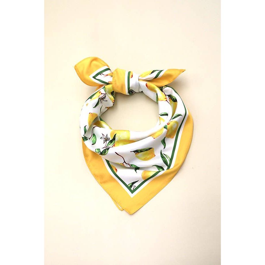 Lemon Bandana Scarf