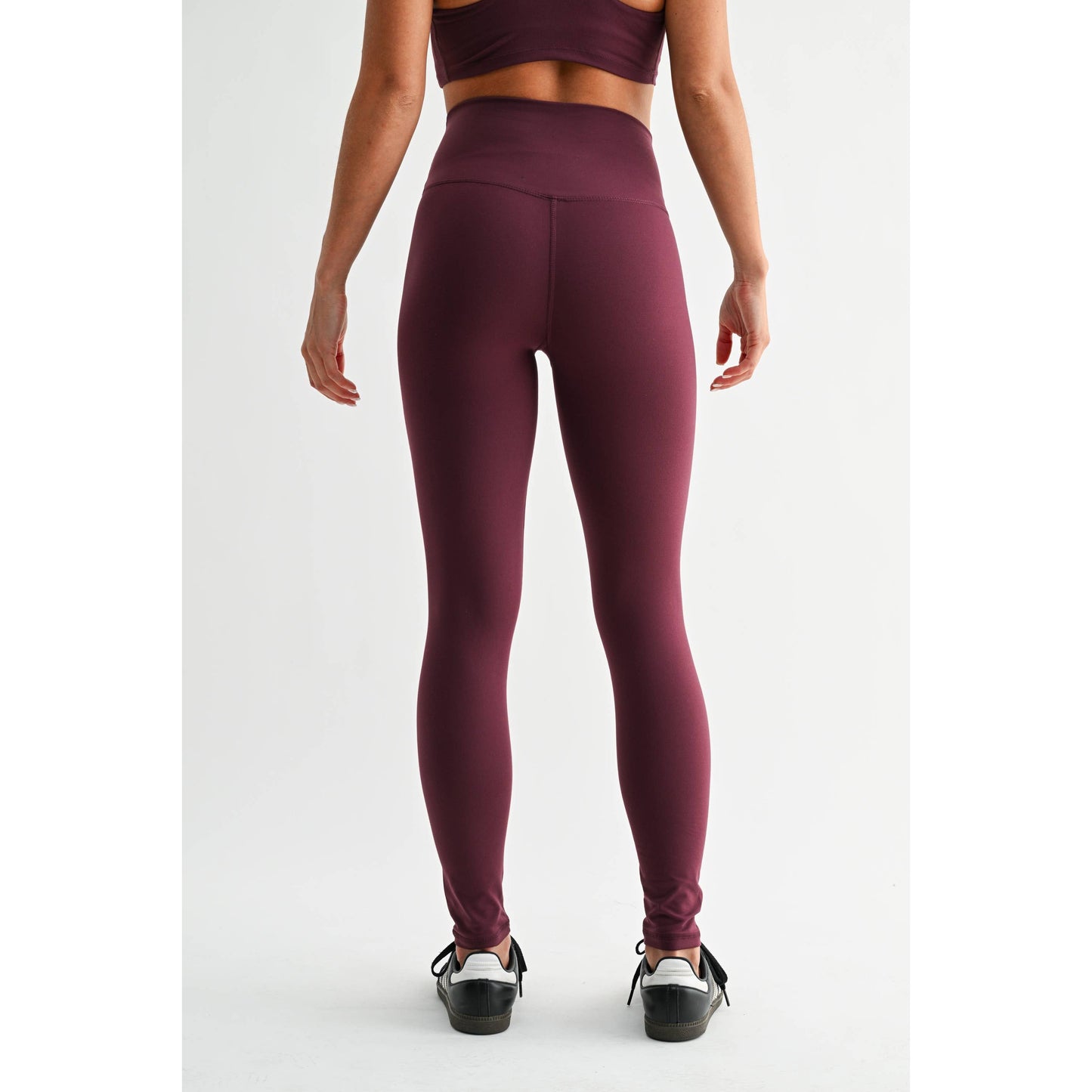 Malibu Cloud Light Contour High-Waisted Leggings - PLUM