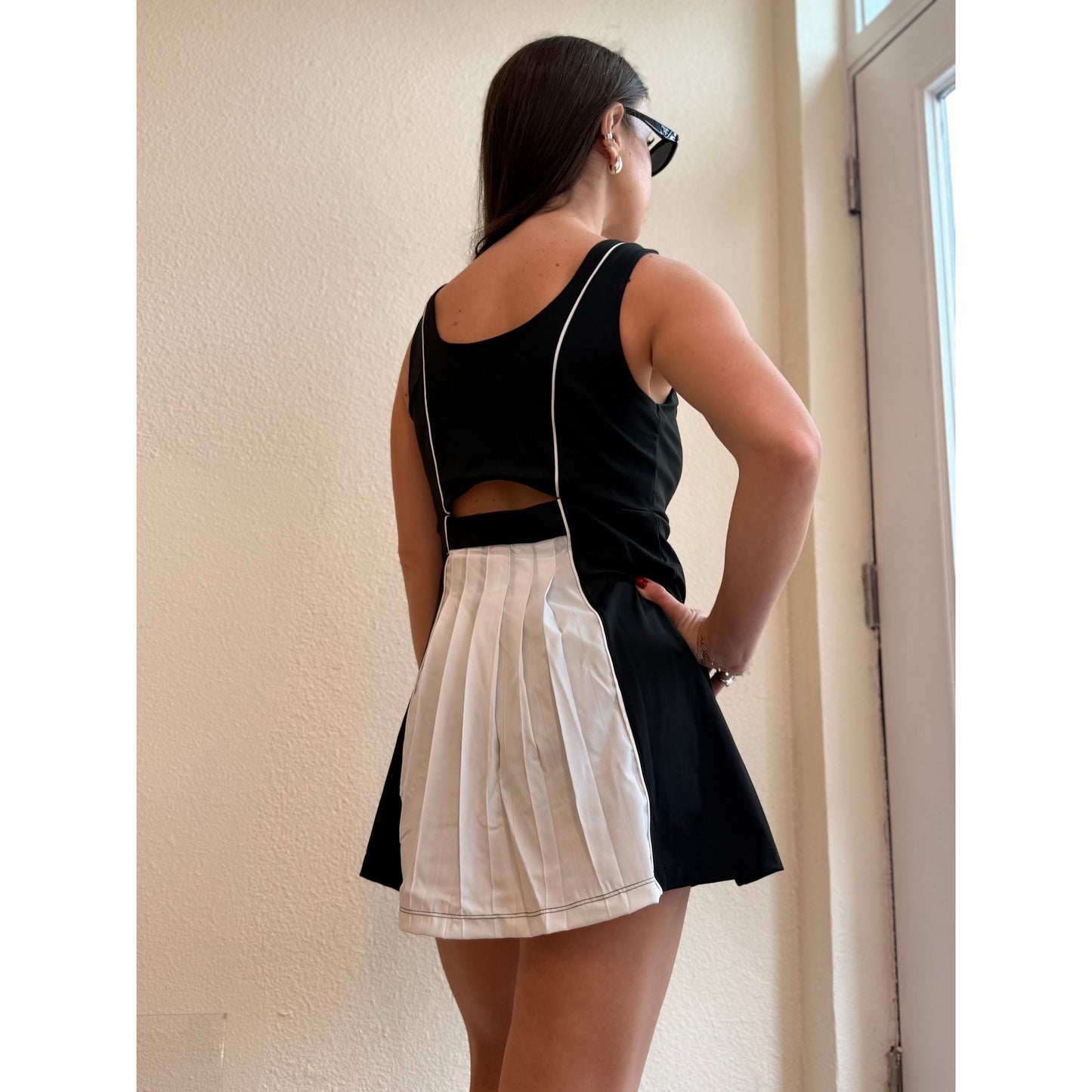 Tennis Mini Dress : Black