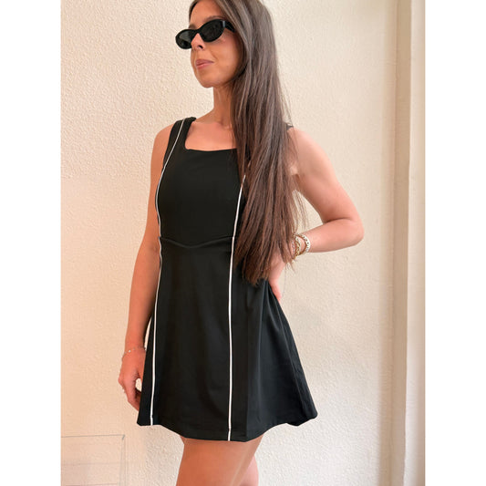 Tennis Mini Dress : Black