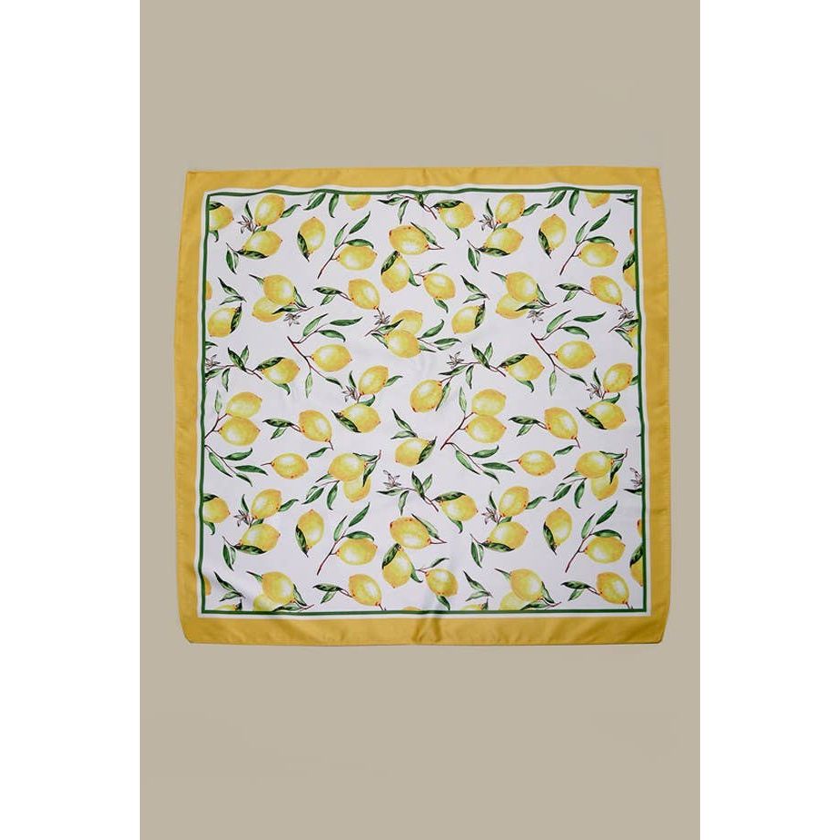Lemon Bandana Scarf