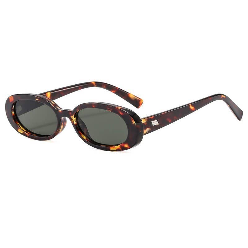 Retro Acetate Frame Sunglasses